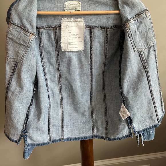 Current/Elliott The Mechanic Jean Jacket Denim Size 0 - Picture 8 of 14